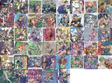 All 45 Types Set Araki Hirohiko Original Drawing Exhibition JOJO Adventure Ripples JoJo's Bizarre Adventure Art Coaster Coaster [USED]