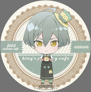 Isumi Haruka King Pudding Cafe Ver. IDOLiSH7 Drink Order Benefits IDOLiSH7 x animatecafe Coaster [USED]