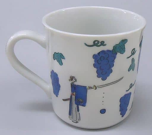 Mikazuki Munechika Grapes Touken Ranbu -online- Kutani Ware Mug Inori Kito X Anichu Animation Addict Store Limited Mug [USED]