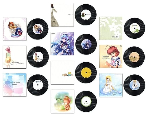 Ayu Tsukimiya, etc. Key Trading Record Coaster Vol.1 20th Anniversary Shop Limited All 10 Types Set Coaster [USED]