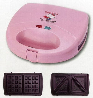 Hello Kitty Sanrio Characters Hello Kitty & Sanrio Characters Winning Kuji Waffle & Hot Sandwich Maker Tableware [USED]