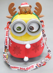 Bob Tim Minions Popcorn Bucket 2019 Christmas Ver. Universal Studios Japan Limited Tableware [USED]