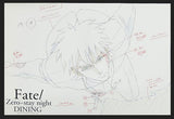 Kotomine Kirei Zero/Bloody Paper Luncheon Mat Fate/Zero - stay night DINING Course Food Order Benefits Table mat [USED]