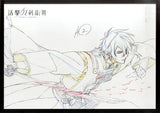 Mikazuki Munechika Katsugeki Touken Ranbu Original Paper Place Mat ufotable DINING Visiting the Store Benefits Place Mat [USED]