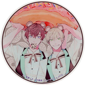 Someday I'll Fall for You Tomo Kurahashi Illustration Acrylic Coaster Gratte animatecafe X moment 5th Anniversary Menu Order Paid Benefits Coaster [USED]