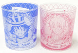 Suzuki Iruma & Asmodeus Alice TRUMP ver. Old Glass Set Welcome to Demon School! Iruma-kun Glass [USED]