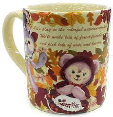 Duffy & Friends Autumn Adventure 2019 Souvenir Cup Tokyo Disneysea Limited Mug [USED]