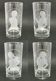 Fuwa Minato & Ibrahim & Nakao Kei & Leos Vincent Glass 4 Set A Ver. Nijisanji 4th ANNIVERSARY Fair in animate Order Limited Glass [USED]