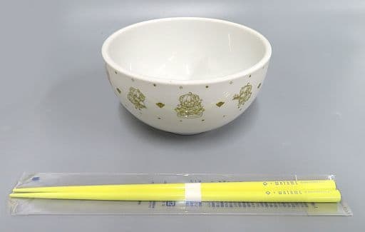 Tsunomaki Watame Vtuber Hololive Donburi & Chopsticks Set Merino Watamerino Collaboration!! Tableware [USED]