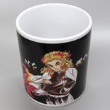 Rengoku Kyojuro Kokoro o Moyase Mug Cup 2 -Movie Painting ver- Demon Slayer: Kimetsu no Yaiba the Movie: Mugen Train 1st Anniversary Commemorative Goods Mug [USED]