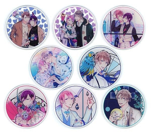 All 8 Types Set Kurui Naku no wa Boku no Ban 5th Anniversary Recollection of Note x Gratte animatecafe Trading Acrylic Coaster Gratte Paid Benefits Coaster [USED]