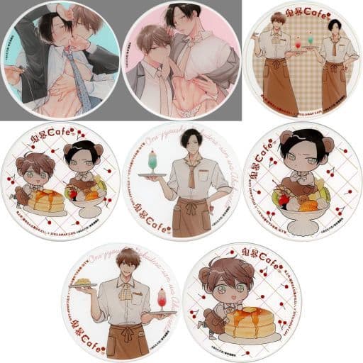 Kaede Gokudera, etc. My Demon Boss, Mr. Gokudera, Wants to Be Exposed!	 Newly Drawn Acrylic Coaster Stellamap Cafe Limited Menu Order Benefits All 8 Types Set Coaster [USED]