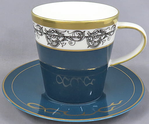 Fate/Grand Order Freshly Brewed Coffee Motif Cup & Saucer Green Mug [USED]