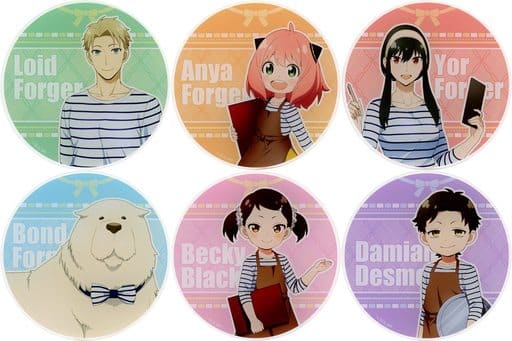 Anya Forger, etc. SPY x FAMILY Trading Acrylic Coaster Stand Sweets Paradise Limited All 6 Types Set Coaster [USED]