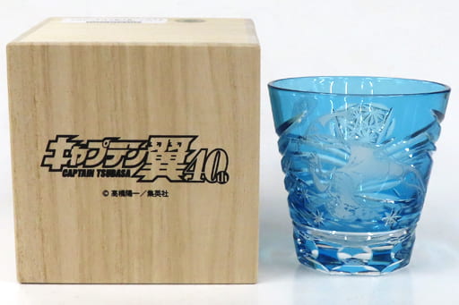 Tsubasa Ozora Captain Tsubasa X Edo Kiriko Serialization 40th Anniversary Edo Kiriko Glass Glass [USED]