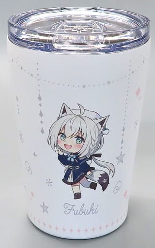 Shirakami Fubuki Vtuber Hololive Tumbler Tokyo Skytree Town 2nd Holotsuri 2022 Ho to suru Fuyu Limited Tumbler [USED]