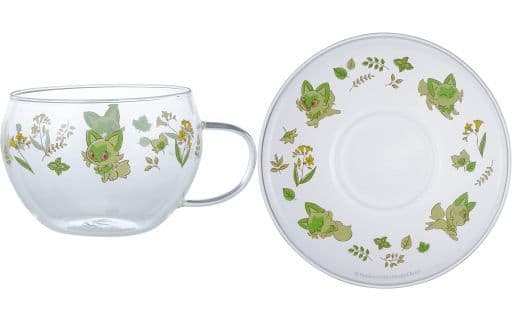 Sprigatito Pokemon Cup & Saucer Meow! Meow Meow! Sprigatito! Pokemon Center Limited Cup [USED]