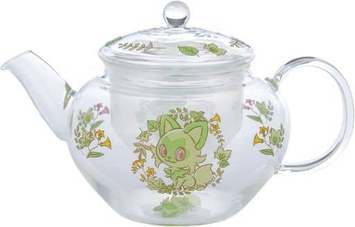 Sprigatito Pokemon Meow! Meow Meow! Sprigatito! Glass Pot Pokemon Center Limited Tableware [USED]