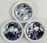 The Great Ace Attorney: Adventures Ver. Mino Yaki Mame Plate 3 Set Ace Attorney Orchestra Concert 2018 Special Audience Seat Limited Distribution Plate [USED]