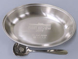 Logo Official Collaboration Curry Plate & Spoon Set Kantai Collection Self-Defense Forces Fleet Review 2019 Plate [USED]