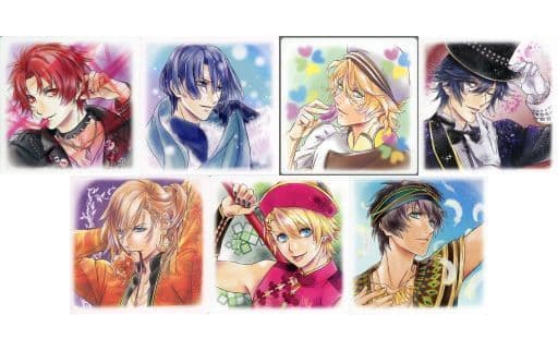 Uta No Prince-Sama Maji Love Starish Tours Coaster illustrated by Maki Fujioka 2nd Week Visitor Benefits All 7 Types Set Coaster [USED]