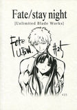 Archer,Tohsaka Rin B5 Script Note Fate/stay night Unlimited Blade Works Cafe Notebook [USED]