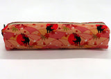 Amaterasu Pink Japanese Pattern Pen Case CAPCOM CAFE AEON Lake Town Store x Okami Stationery [USED]