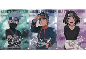 Kakashi & Obito & Rin Clear File Set Ichiban Kuji Naruto Shippuden Prize F File Folder [USED]