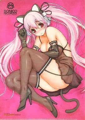 Super Sonico Soniconico Rock Tribute To Vocaloid A4 File Folder Gamers Limited CD Album Reservation Benefits File Folder [USED]