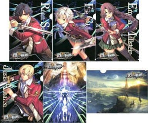 A Set A5 Clear File 6 Sheets Set The Legend of Heroes: Trails of Cold Steel File Folder [USED]