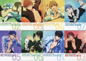 Character Song Clear File Set -Iwatobi High School VS Samezuka Academy- Free! -Eternal Summer- All 4 Types Set File Folder [USED]