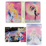 Tsukino Usagi & Chiba Mamoru A4 Clear File Holder with 2 Clear Files Sailor Moon Exhibition File Folder [USED]