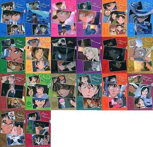 Conan Edogawa, etc. Detective Conan A5 File Folder Fan's Selection All 20 Types Set File Folder [USED]
