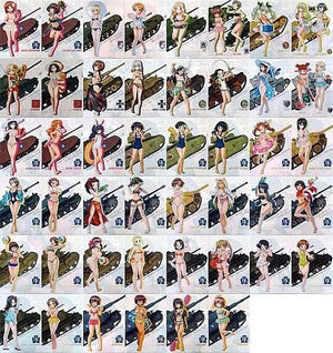 All 23 Types Set A4 Clear File Set Ichiban Kuji Girls und Panzer der Film -Sensha Do Daisakusen! PART1- Prize K File Folder [USED]