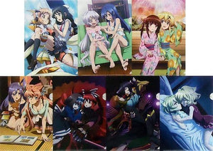 Hibiki Tachibana etc A4 Clear File Set 7 Set Symphogear GX C92 Goods File Folder [USED]