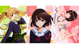 Megumi Kato, etc. Saekano How to Raise a Boring Girlfriend Flat Megumi Kato & Summer Vacation File Folder Sega Collaboration Cafe 1st Edition Limited Set of 3 File Folder [USED]