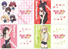 Utaha Kasumigaoka, etc. Saekano How to Raise a Boring Girlfriend Flat A4 File Folder Set Set of 4 File Folder [USED]