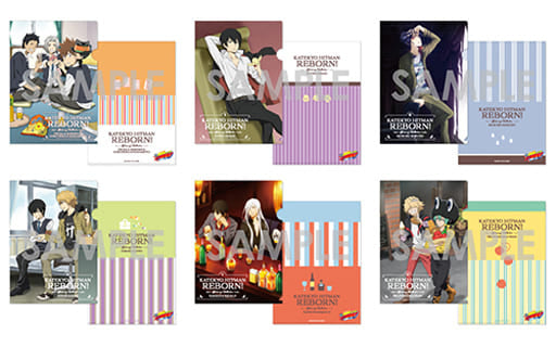Kyoya Hibari, etc. Reborn! A4 Relaxation Collection File All 6 Types Set File Folder [USED]
