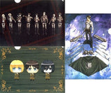 Attack on Titan SPECIAL EVENT A4 Clear File Set 3 Set File Folder [USED]