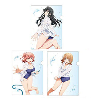 Yukino / Yui / Iroha A4 Clear File Set 3 Sheets Set My Youth Romantic Comedy Is Wrong, As I Expected File Folder [USED]