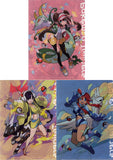 Rosa & Elesa & Skyla A4 Clear File 3 Piece Set Pokemon Trainers Pokemon Pokemon Center Limited File Folder [USED]