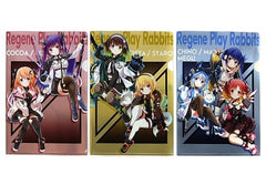 Cocoa, etc. Is the Order a Rabbit? Regene Play Rabbits Metal File Folder Set of 3 File Folder [USED]