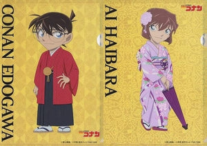 Conan/Kid & Haibara/Amuro A4 Clear File 2 Set Kyoto x Detective Conan Kyoto International Manga/Anime Fair 2017 Kyomafu Goods File Folder [USED]