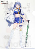 Gotland A4 Clear File Kantai Collection Chinjufu Unagi Matsuri in FSW Unafes! Stamp Rally Keihin File Folder [USED]