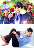 Kazama Ryota & Himuro Inori & Mikage Kojiro A4 Clear File 2 Sheets Set Switch Soft Tokimeki Memorial Girl 's Side 4th Heart Konami Style Limited Set Included Bonus Single Item File Folder [USED]