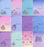 Mysterious Magic A5 Clear File Sumikko Gurashi The Movie: The Magical Child Of The Blue Moonlit Night x Hamazushi Target Menu Order Bonus All 12 Types Set File Folder [USED]