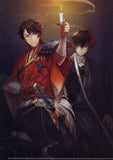 Mutsunokami Yoshiyuki Hizen Tadahiro Touken Ranbu -online- Newly Drawn Illustration A4 File Folder Expedition to the Present World Miyako Musubi Akari Musubi Exhibition Limited File Folder [USED]