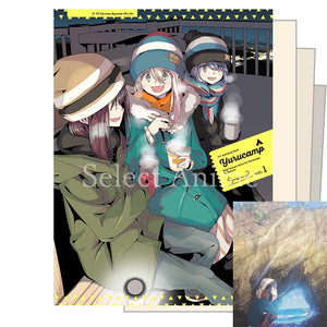 Laid-Back Camp Season 2 Blu-ray with AmazonJP Storage Box 3 Volumes Set Blu-ray [USED]