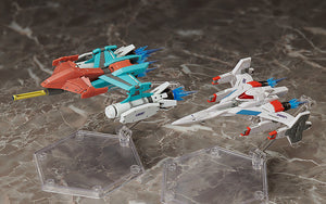 Galaxian Galaxip GFX-D001a / Galaga Fighter GFX-D002f DXVer. Galaxian / Galaga figma No.SP-123DX GOODSMILE Online Shop Limited Figure [USED]