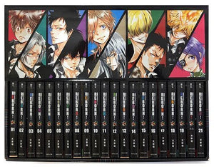 Reborn! Paperback Version All 21 Volumes Set With Box Amano Akira Comic Set Japan Ver. [USED]